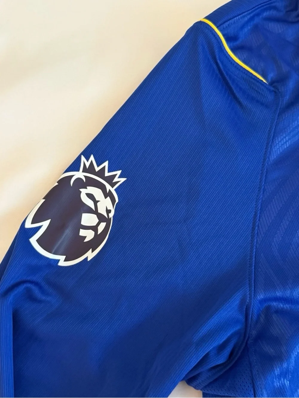 Chelsea FC Moises Caicedo #25 Nike Custom 26-27 Home Long Sleeve Jersey (Size L)
